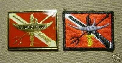 Philippine Army Combat Diver Badge and Patch | #31071716