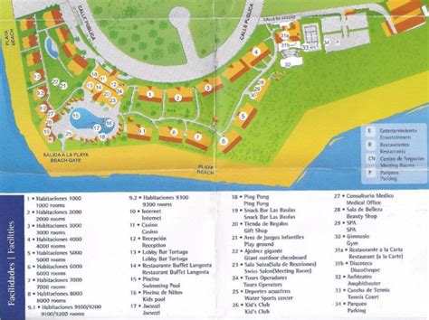 Resort Map | Occidental Tamarindo | Costa Rica