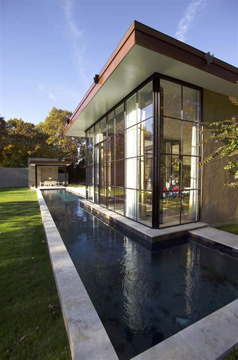 Glass House Contemporary Exterior New York By Michael Haverland