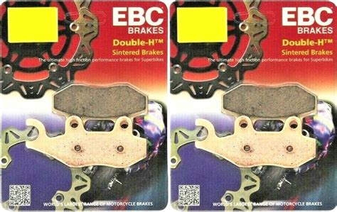 2 Sets Ebc Front Rear Brake Pads Kawasaki Ninja 250r Ninja 300 Ninja400