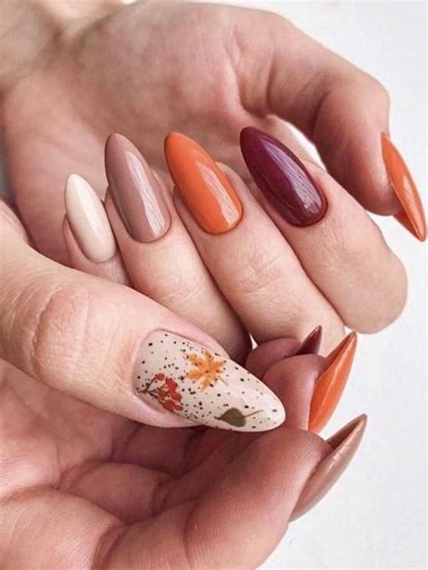 55 Fall Nail Designs Thatll Make Your Autumn Extra Chic Acrylic Nails Fall Acrylic Nails