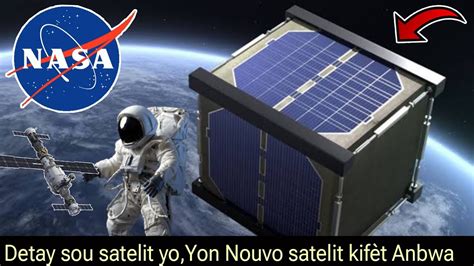 la NASA ak stasyon spasyal Japon devlope yon nouvo satelit kifèt an bwa