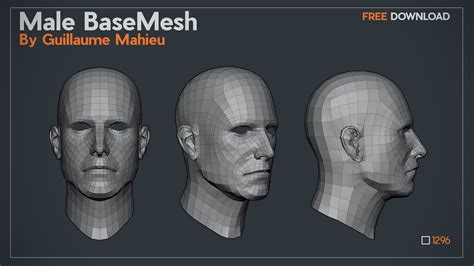 Artstation Male Basemesh Custom Guillaume Mahieu🐨 Male Bases Mesh