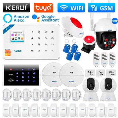 KERUI W181 Sistema De Alarme Para Casa WiFi Alarme GSM Suporte Alexa