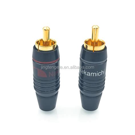 Nakamichi Hifi 24k Gold Plated Rca Plug Audio Speaker Cable Connector Buy Nakamichi Rca