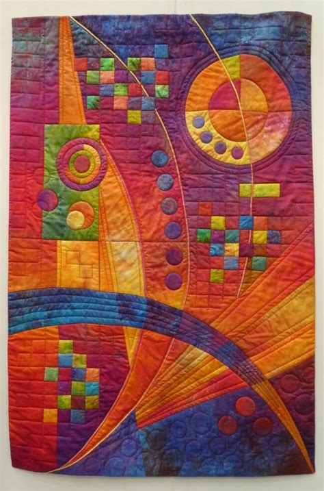 Pin Von Dagmar Skovsted Auf Moderne Patchwork Kunstquilt Bunte