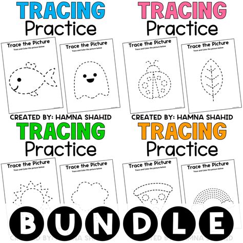 tracing practice bundle   teachers
