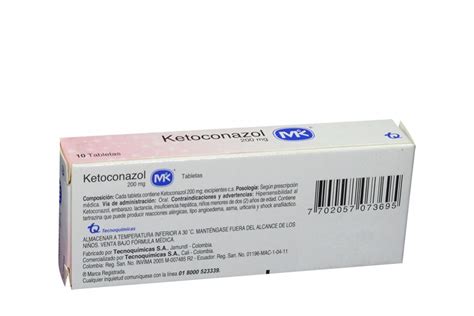 Tecnoquimicas Ketoconazol Mk Mg Caja Tabletas Antimic Tico