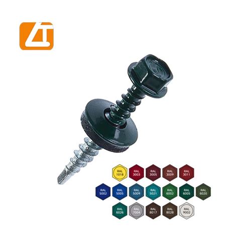 Color Roofing Screw Screwtornillos