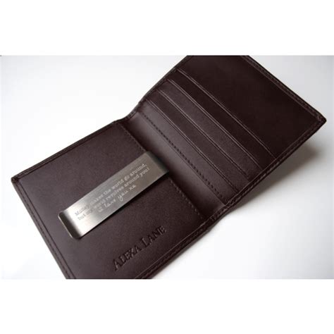 Engraved Money Clip Wallet | IUCN Water