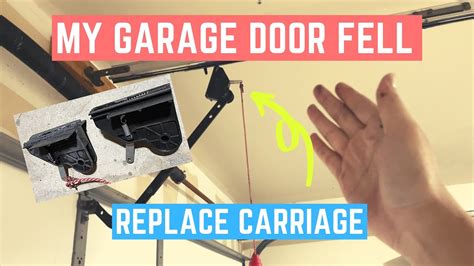 How To Replace Genie Garage Carriage Trolley Garage Grinding Fell