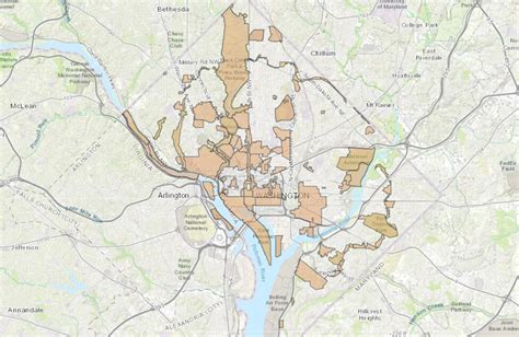 Washington DC Historic District Map