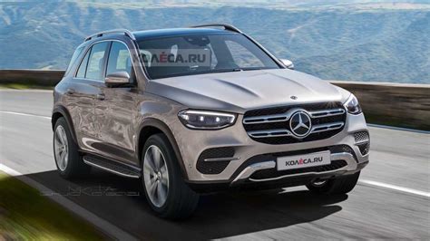 Mercedes GLE Facelift Unofficially Rendered With S-Class Lights