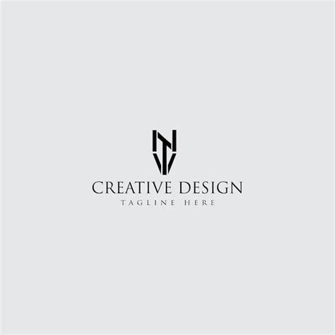 Logotipo Creativo De Ntv Vector Premium