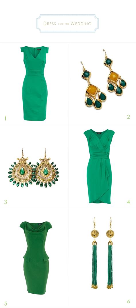 Emerald Green Dresses for a Wedding