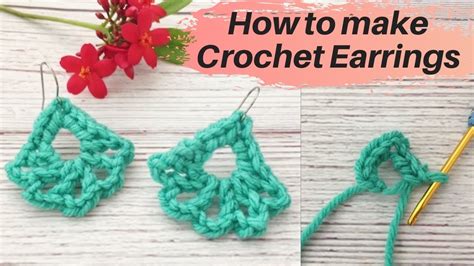 How To Crochet Earrings YouTube