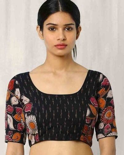 Beautiful Kalamkari Blouse Designs To Make It Look Fashionable