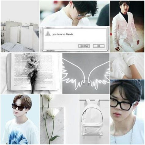 Jimin White Aesthetic BTS ARMY S Moodboards Amino