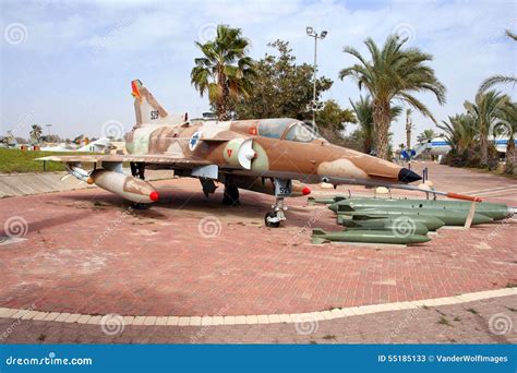 IDF Kfir fighter jet editorial stock photo. Image of army - 55185133