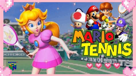 💗 Mario Tennis 64 Peach Gameplay 💗 Youtube