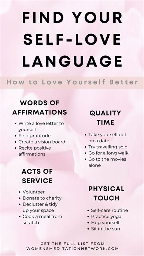 How To Find Your Self Love Language In 5 Different Ways Finding