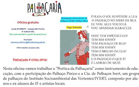 Conhe A As Oficinas Gratuitas Oferecidas Pela Pr Reitoria De Extens O