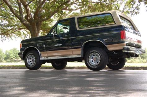 Sell Used 1988 Ford Bronco Eddie Bauer 26k Original Miles Survivor Truck 4x4 Nc Rust Free In