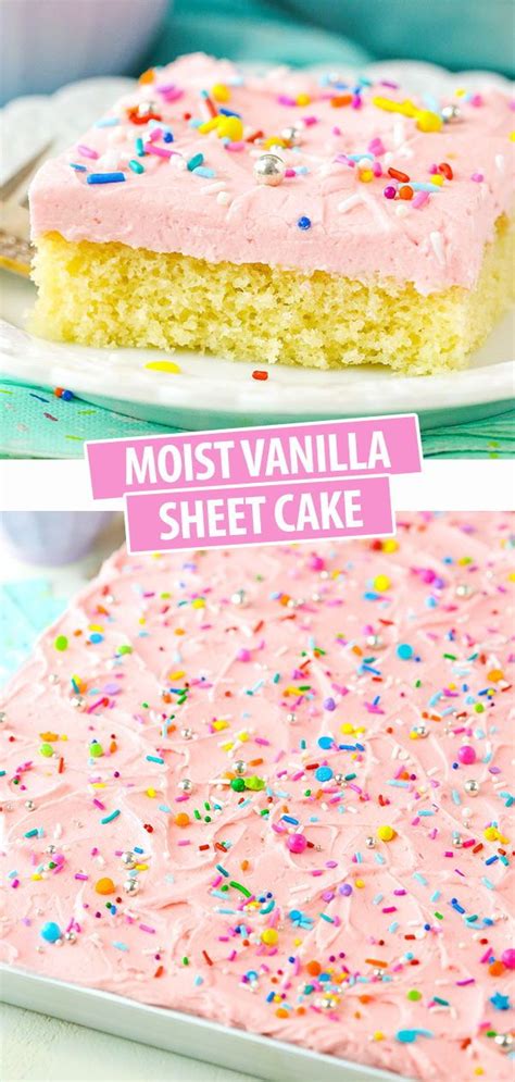 Vanilla Sheet Cake Artofit