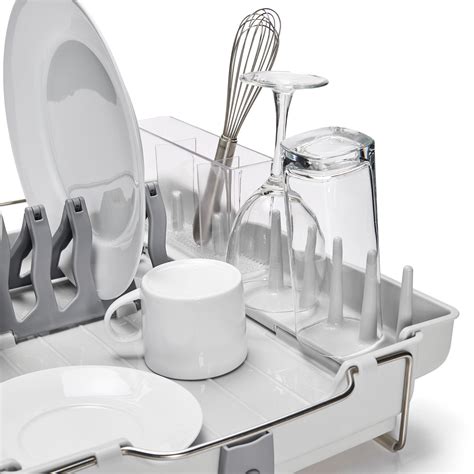 Buy Oxo Good Grips Convertible Foldaway Dish Rack Stainless Steel