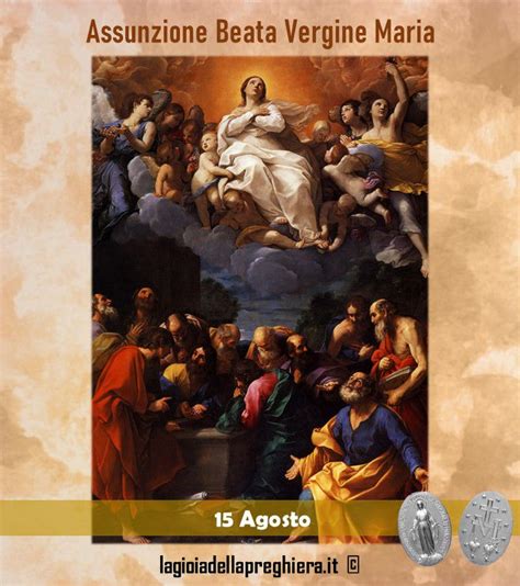 15 Agosto Santa Maria Assunta Assunzione Della Beata Vergine Maria