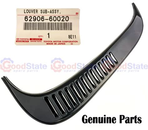 GENUINE TOYOTA LANDCRUISER 80 Series FZJ FJ Rear LH Slide 1 4 Vent