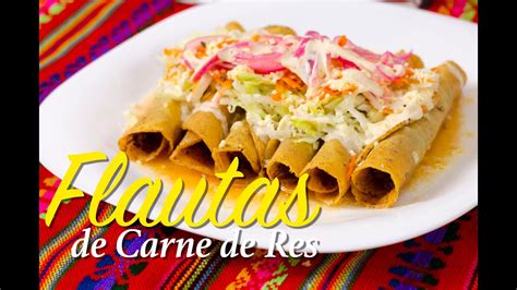 Flautas De Carne Molida