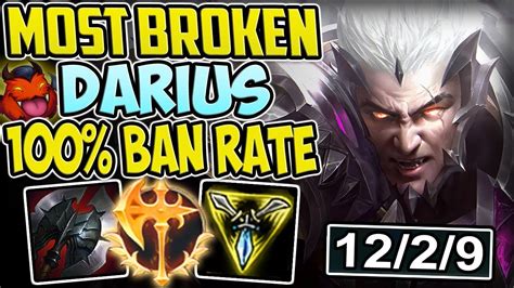 Most Broken Darius Build Ever Darius Ban Rate Full Ad Darius