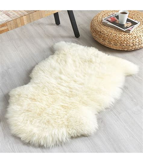 Ivory White Sheepskin Rug Sheepskin Town