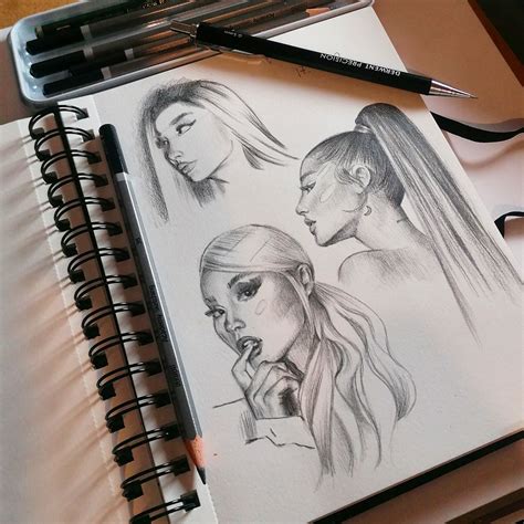 Ariana Grande Sketches | Photo and video, Sketches, Instagram photo