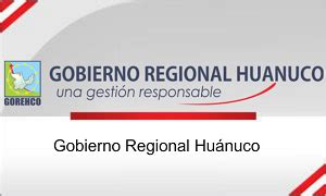 Gobierno Regional Hu Nuco