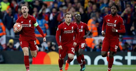 Liverpool 4 0 Barcelona Agg 4 3 The Reds Reach Champions League