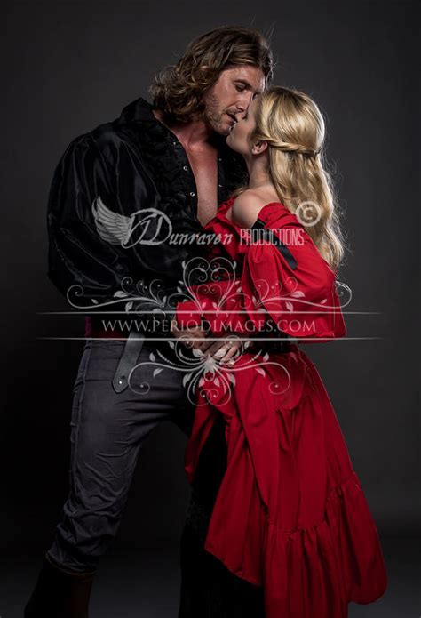 Period Images Pirate Couple Embrace