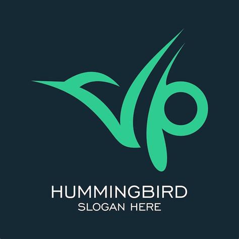 Premium Vector Hummingbird Logo Design Simple Concept Premium Vector