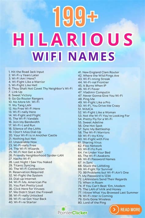 199 Wifi Names To Make People Laugh The Ultimate List