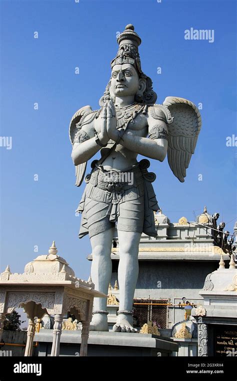 Statue Of Garuda Ahmedabad Stock Photo Alamy