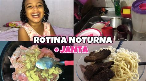 Rotina da Noite Fiz Janta Fácil e Deliciosa YouTube