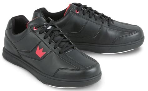 Brunswick Mens Edge Black Wide Width Bowling Shoes + FREE SHIPPING