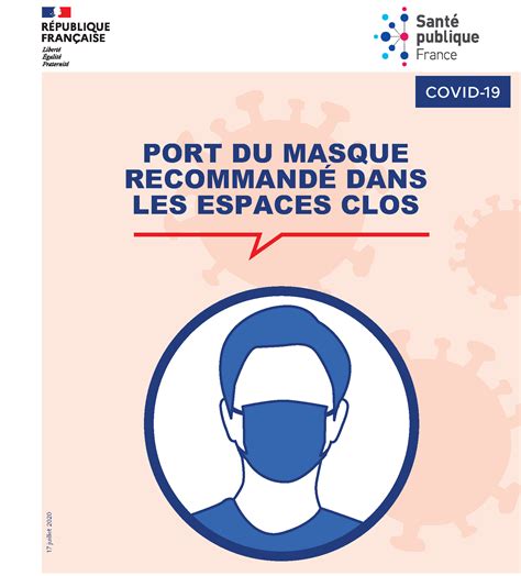 Port du masque recommandé dans les espaces clos CALLAS