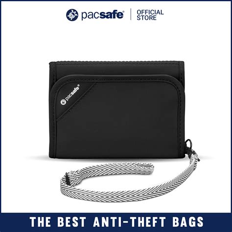 Pacsafe Rfidsafe V Rfid Blocking Trifold Wallet Lazada Ph