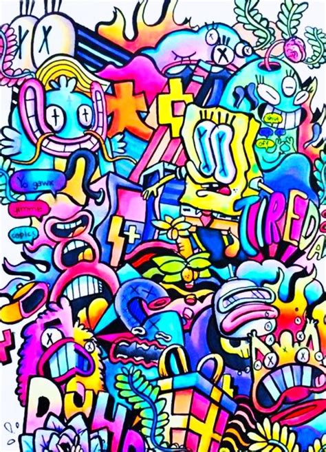 Doodle Art Drawing Cute Doodle Art Art Drawings Graffiti Style Art