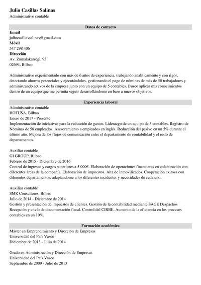 Curriculum Por Competencias Gu A Con Ejemplos De Cv