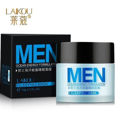 Laikou Men Sleep Mask Face Mask Ocean Energy Formulation Moisturizing Oil Control Men S Skin