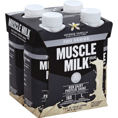 Muscle Milk Pro Series Protein Shake Non Dairy Intense Vanilla Buehler S