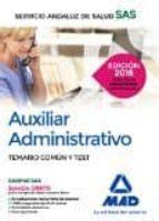 PDF TEMARIO COMUN Y TEST AUXILIAR ADMINISTRATIVO SAS Temario Para